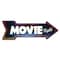 Signmission Movie Night Arrow Decal Funny Home Decor 18in Wide D-A-999725 - alternate 1